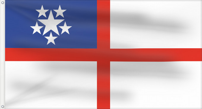 Flagge, mit zwei Metallösen und verstärktem Besatzband: Naval Ensign of Burma 1948-1974
