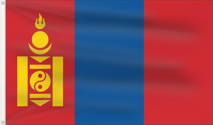 Flag, with two metal eyelets and reinforced hoist: Mongolia	Mongolie	Mongolei	علم منغوليا	མོང་གོལ། དར་ཆ།	​Mūng-gū guók-gì	Mongoolia lipp	​Mùng-kú-koet khì	Моңғолия байрағы	몽골의 국기	Моңголстан туусу	Знаме на Монголија	.mw-parser-output	Флаг Монголии	Парчами Муғулистон	Монголия байдаги	Монголия байрагы	Моңғул
