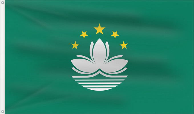 Flag, with two metal eyelets and reinforced hoist: Macau	Macao	Região Administrativa Especial de Macau	​澳門特別行政區區旗 / Ó̤-muòng Dĕk-biék Hèng-céng-kṳ̆ kṳ̆-gì	Macaa	​澳門特別行政區區旗	​澳門特別行政區區旗 / Àu-mûn Thi̍t-phe̍t Hàng-tsṳn-khî khî-khì	マカオの旗	Aumın	마카오의 旗 / 마카오의 기	​澳門特別行政區之區旗	Флаг Макао	Makao	ئاۋمېن بايرىقى	Прапор А