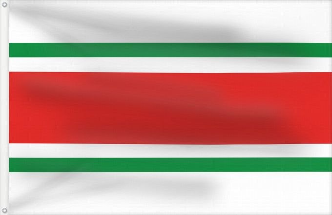 Flag, with two metal eyelets and reinforced hoist: Balzan	Village of Ħal Balzan, Malta