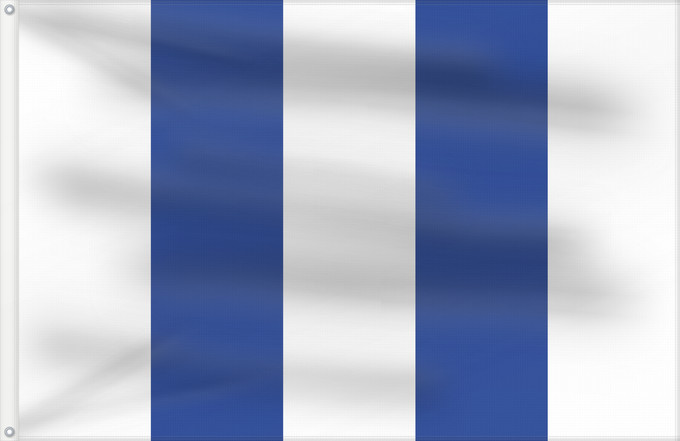 Flag, with two metal eyelets and reinforced hoist: Tarxien	Village of Ħal Tarxien, Malta