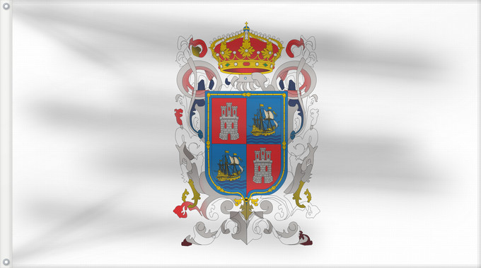 Drapeau, avec deux œillets métalliques et guindant renforcé : Campeche