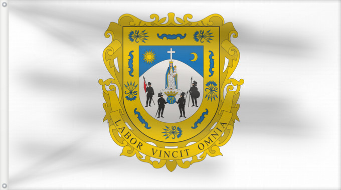 Drapeau, avec deux œillets métalliques et guindant renforcé : Zacatecas Zacatecas
