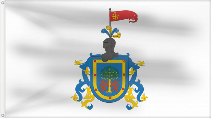 Drapeau, avec deux œillets métalliques et guindant renforcé : Jalisco heraldry Jalisco