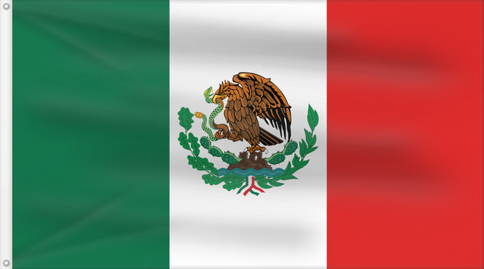 Drapeau, avec deux œillets métalliques et guindant renforcé : Mexico 1916–1934 Mexico 1916-1934 Mexique 1916-1934 México 1916-1934 Mexiko (1916–1934) Messico (1916–1934)