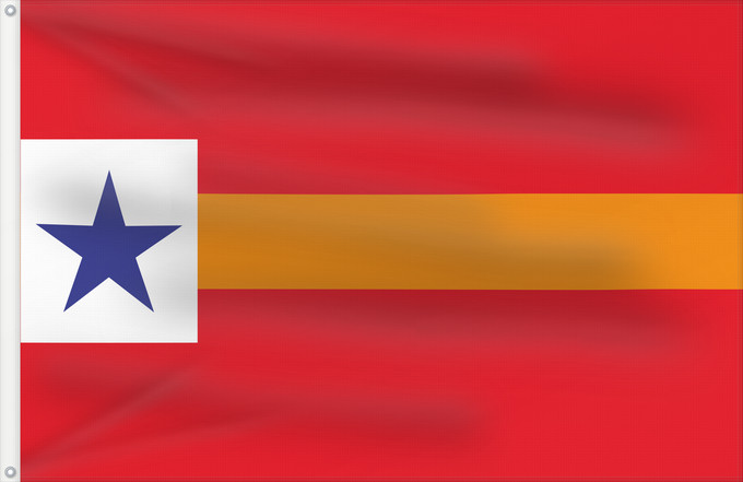 Drapeau, avec deux œillets métalliques et guindant renforcé : Republic of Lower California	République de Basse-Californie	República de Baja California	Republik Niederkalifornien	Repubblica della Bassa California	Ipan Tlācatlahtohcāyōtl Tlani California