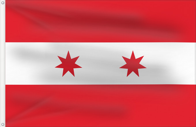 Drapeau, avec deux œillets métalliques et guindant renforcé : Republic of Sonora	République de Sonora	República de Sonora	Republik Sonora	Repubblica di Sonora