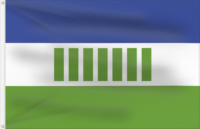 Flag, with two metal eyelets and reinforced hoist: Ovamboland	L Ovamboland