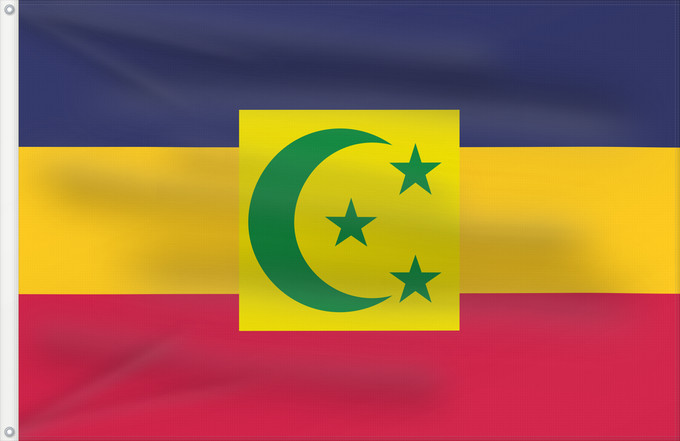 Drapeau, avec deux œillets métalliques et guindant renforcé : Bauchi Emirate	Émirat de Bauchi	Emirato de Bauchi	Emirat Bauchi	Emirato di Bauchi