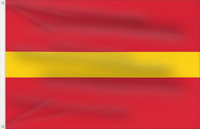 Flagge, mit zwei Metallösen und verstärktem Besatzband: Bennebroek