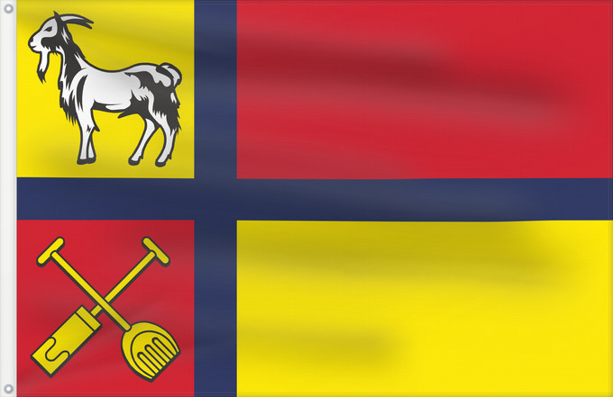 Flagge, mit zwei Metallösen und verstärktem Besatzband: Bontebok Nl Bontebok Friesland , the Netherlands