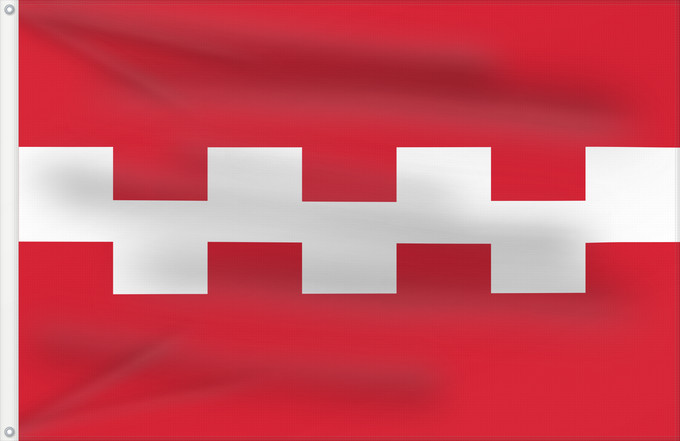 Flag, with two metal eyelets and reinforced hoist: Buren	Dutch municipality of Buren