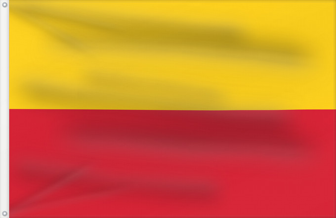 Flagge, mit zwei Metallösen und verstärktem Besatzband: Culemborg flag correct	Dutch town of Culemborg according to the  Hoge Raad van Adel