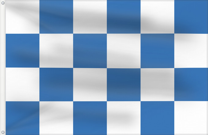 Bandera, con dos ojales metálicos y lado del asta reforzado: Dalfsen	Dutch municipality of Dalfsen, Overijssel