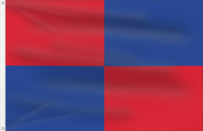 Flagge, mit zwei Metallösen und verstärktem Besatzband: Harenkarspel	Dutch municipality of Harenkarspel