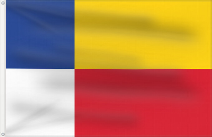 Drapeau, avec deux œillets métalliques et guindant renforcé : Heerde	Dutch municipality of Heerde