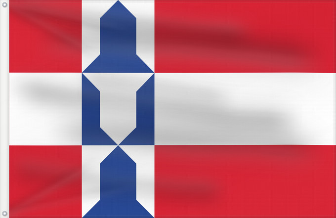 Bandera, con dos ojales metálicos y lado del asta reforzado: Houten Houten, Utrecht, the Netherlands Houten, Utrecht, les Pays-Bas Houten, Utrecht, Nederland