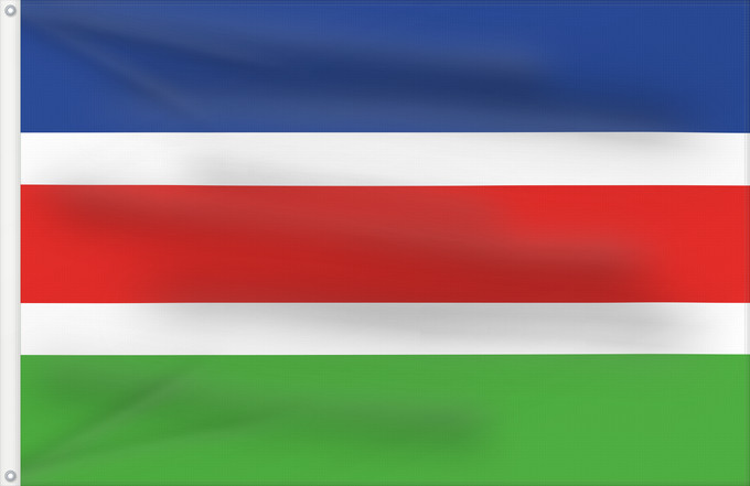 Flagge, mit zwei Metallösen und verstärktem Besatzband: Laarbeek	Dutch municipality of Laarbeek