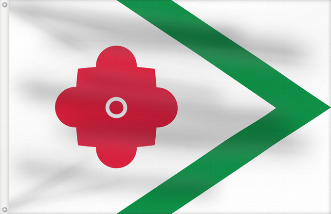 Drapeau, avec deux œillets métalliques et guindant renforcé : Landerd	Dutch municipality of Landerd