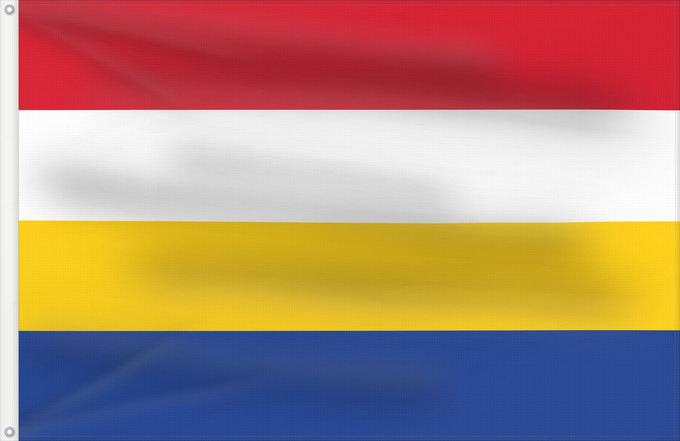 Flag, with two metal eyelets and reinforced hoist: Renkum	Dutch town of Renkum