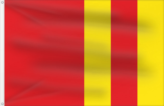 Flagge, mit zwei Metallösen und verstärktem Besatzband: Ter Aar	Dutch municipality of Ter Aar
