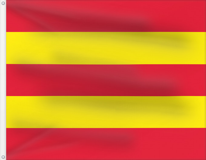Flag, with two metal eyelets and reinforced hoist: Aust-Agder	Former county of Aust‐Agder, Norway	comté d’Aust-Agder