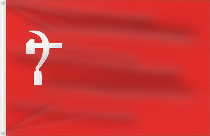 Drapeau, avec deux œillets métalliques et guindant renforcé : Np pcnm