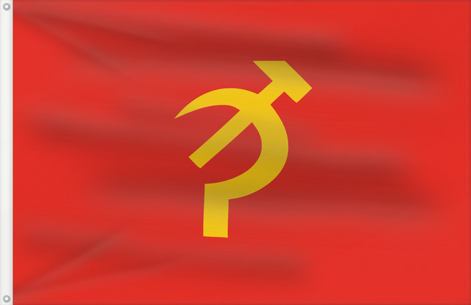 Drapeau, avec deux œillets métalliques et guindant renforcé : Np uf