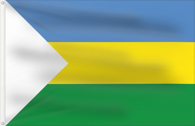 Drapeau, avec deux œillets métalliques et guindant renforcé : Nuevo Chimbote