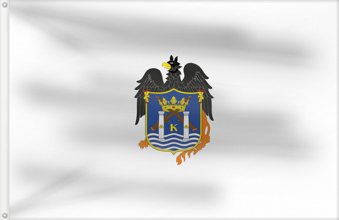 Bandera, con dos ojales metálicos y lado del asta reforzado: Trujillo Peru City of Trujillo, Peru Trujillo Ciudad de Trujillo Perú
