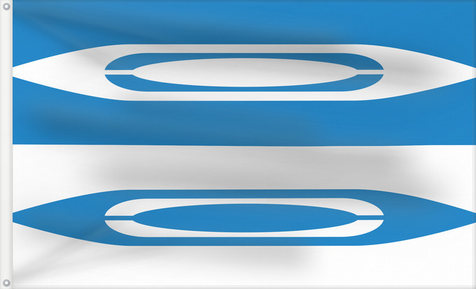 Flag, with two metal eyelets and reinforced hoist: POL Bielawa	Miasta Bielawa