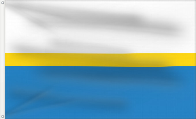 Bandera, con dos ojales metálicos y lado del asta reforzado: POL Częstochowa