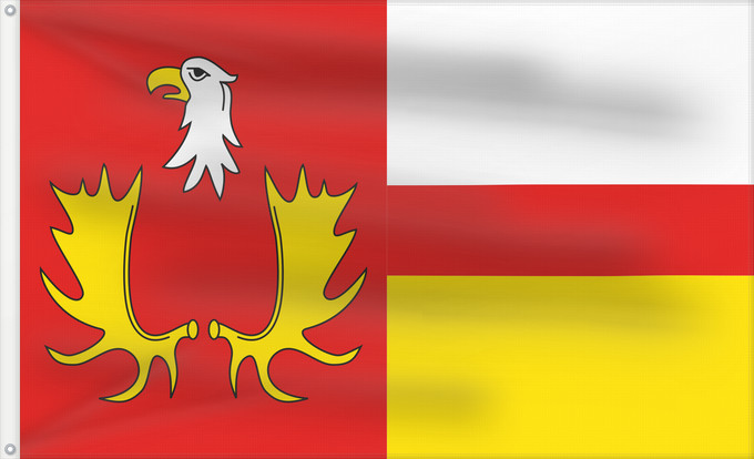 Bandera, con dos ojales metálicos y lado del asta reforzado: POL gmina Izabelin	English Flag of gmina Izabelin in Poland	Deutsch Flagge von gmina Izabelin in Polen	Nederlands Vlag van gmina Izabelin in Polen	Polski Flaga gminy gmina Izabelin w Polsce	Sciag gmina Izabelin, Polszcza	Eština gmina Izabelin vlajka, Pols