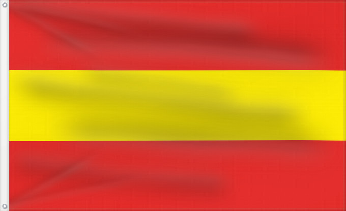 Bandera, con dos ojales metálicos y lado del asta reforzado: POL gmina Pępowo