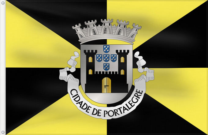 Flag, with two metal eyelets and reinforced hoist: Portalegre