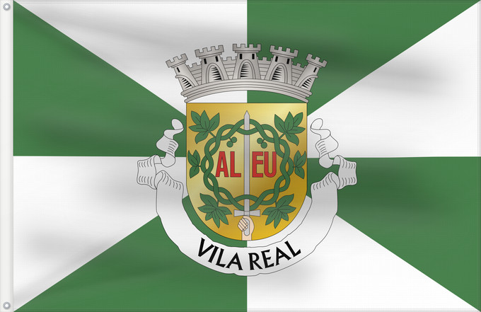 Flag, with two metal eyelets and reinforced hoist: Vila Real