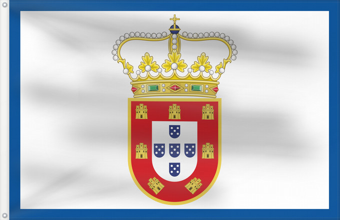 Flagge, mit zwei Metallösen und verstärktem Besatzband: John IV of Portugal  alternative	King John IV of Portugal  1640-1656