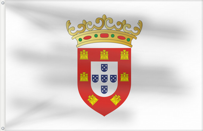 Flagge, mit zwei Metallösen und verstärktem Besatzband: Portugal  1495  alternative	Portugal (1495-1521) (alternative)	Portugal (1495-1521) (alternatif)	Portugal (1495-1521) (alternativo)	Portugal (1495-1521) (alternativ)	Portogallo (1495-1521) (alternativo)	Portugal  1495-1521  - alternative design