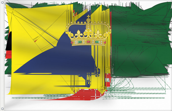 Flagge, mit zwei Metallösen und verstärktem Besatzband: Portugal  1616	Portugal (1616)	Portogallo (1616)	No acervo da Biblioteca Nacional de Portugal tem a obra Bandeiras navaes portuguezas desde o XV seculo até á actualidade  1896  e lá tem as seguintes informações  Em 1616 foi odoptada