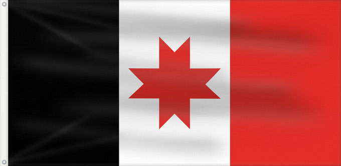 Drapeau, avec deux œillets métalliques et guindant renforcé : Udmurtia Udmurtia. Drawn by Fibonacci República de Udmurtia Udmurtia. Dibujada por Fibonacci Uemura Republic Repubblica di Udmurtia Флаг Удмуртии. Автор Fibonacci Удмуртилэн флагез