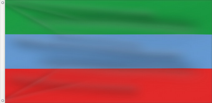 Drapeau, avec deux œillets métalliques et guindant renforcé : Dagestan  1994-2003	Dagestan (1994-2003)	Daghestan (1994-2003)	Daguestán (1994-2003)	Флаг Республики Дагестан 1994-2003 гг