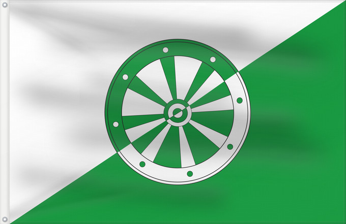 Drapeau, avec deux œillets métalliques et guindant renforcé : Karasuk  Novosibirsk oblast	Karasuk, Novosibirsk Region, Russia	Karasuk	Флаг Карасука