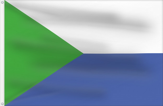 Drapeau, avec deux œillets métalliques et guindant renforcé : Khabarovsk Krai-2	Khabarovsk Krai