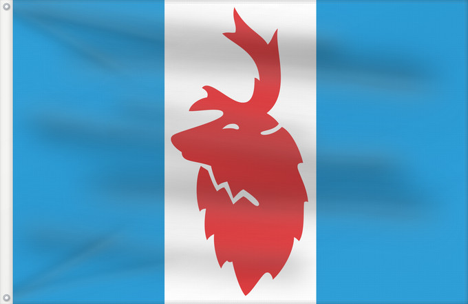 Drapeau, avec deux œillets métalliques et guindant renforcé : Koryakia Koriakie Koriakia Koriakien Koriakija