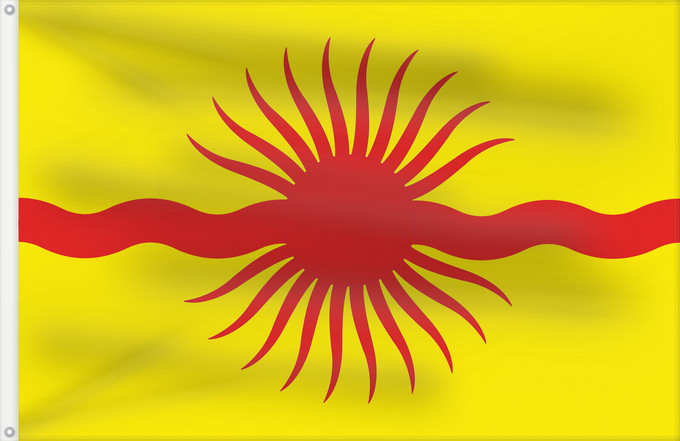 Drapeau, avec deux œillets métalliques et guindant renforcé : Krasnopahorskoe  Moscow oblast	Krasnopahorskoe, Moscow, Russia	Krasnopahorskoe	Флаг Краснопахорского поселения