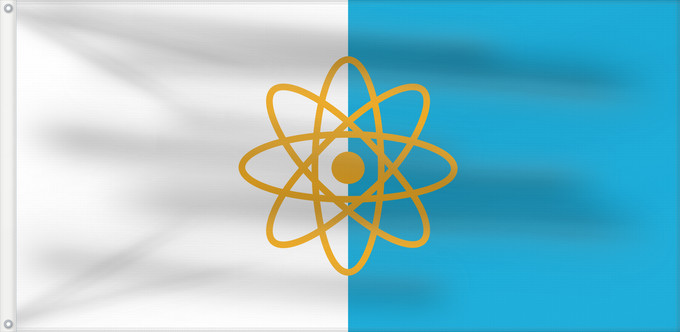 Drapeau, avec deux œillets métalliques et guindant renforcé : Kurchatov  Kursk oblast	Kurchatov, Kursk oblast, Russia	Kurchatov (oblast de Koursk)	Kurchatov (óblast de Kursk)	Kurchatov (Oblast Kursk)	Kurchatov (oblast' di Kursk)	Флаг города Курчатов