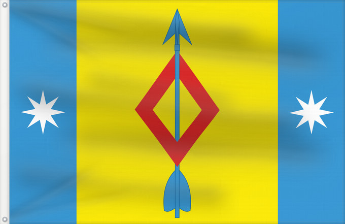 Drapeau, avec deux œillets métalliques et guindant renforcé : Mamontovskoe  Moscow oblast	Mamontovskoe, Moscow oblast, Russia	Mamontovskoe (Oblast de Moscou)	Mamontovskoe (Óblast de Moscú)	Mamontovskoe (Moskauer Oblast)	Mamontovskoe (Oblast' di Mosca)	Флаг Мамонтовского сельского поселения