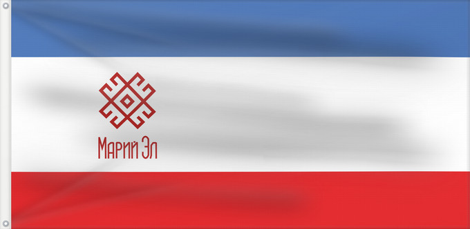Drapeau, avec deux œillets métalliques et guindant renforcé : Mari El 1992-2006	Former flag of Mari El  1992-2006	Mari El (ancien, 1992-2006)	Mari El (anterior, 1992-2006)	Mari El (ehemalig, 1992-2006)	Mari El (ex, 1992-2006)	Бывший Флаг Республики Марий Эл  1992-2006 гг	Колишній Прапор Республіки Марій Ел  1992-200