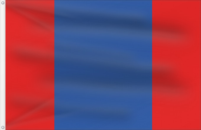 Drapeau, avec deux œillets métalliques et guindant renforcé : Mirny  Arkhangelsk oblast  2003	Mirny  Arkhangelsk oblast , flag 2003—2005	Mirny (oblast d'Arkhangelsk) (2003-2005)	Mirny (óblast de Arjánguelsk) (2003-2005)	Mirny (Oblast Archangelsk) (2003-2005)	Mirny (oblast' di Arcangelo) (2003-2005)	Мирный  Архангель