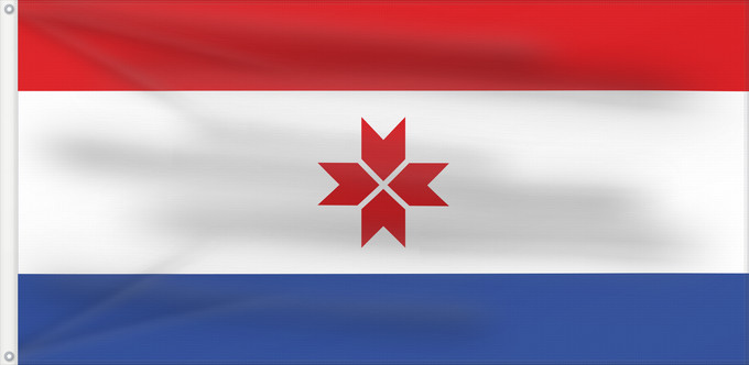 Drapeau, avec deux œillets métalliques et guindant renforcé : Mordovia  1995-2008	Mordovia (1995-2008)	Mordovie (1995-2008)	Mordwinien (1995-2008)